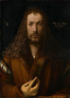 Autoritratto con pelliccia - Dürer, Albrecht
