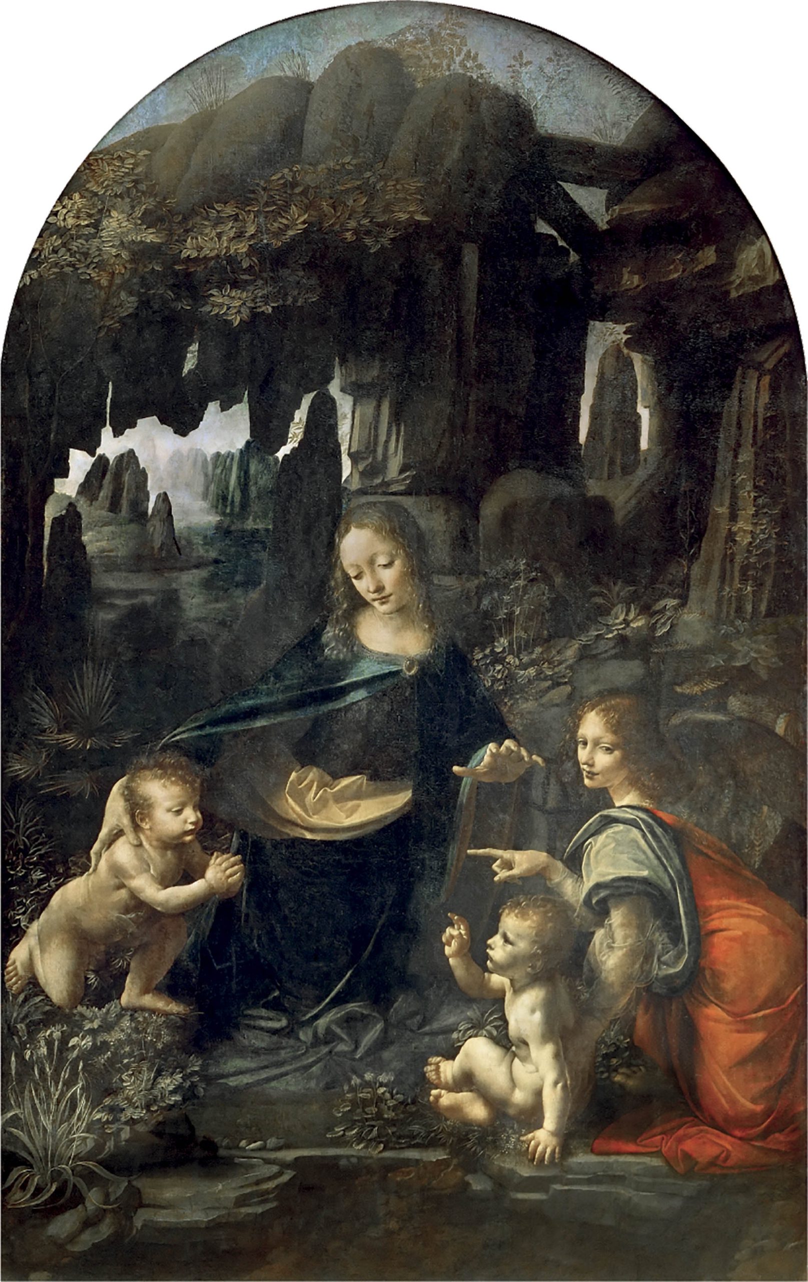 Vergine delle Rocce - prima versione - Leonardo da Vinci