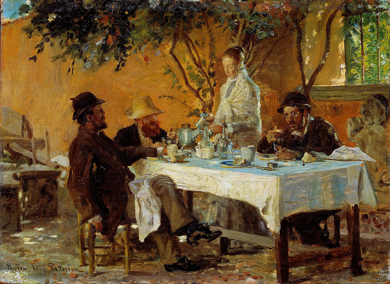 Colazione a Sora - Krøyer, Peder Severin