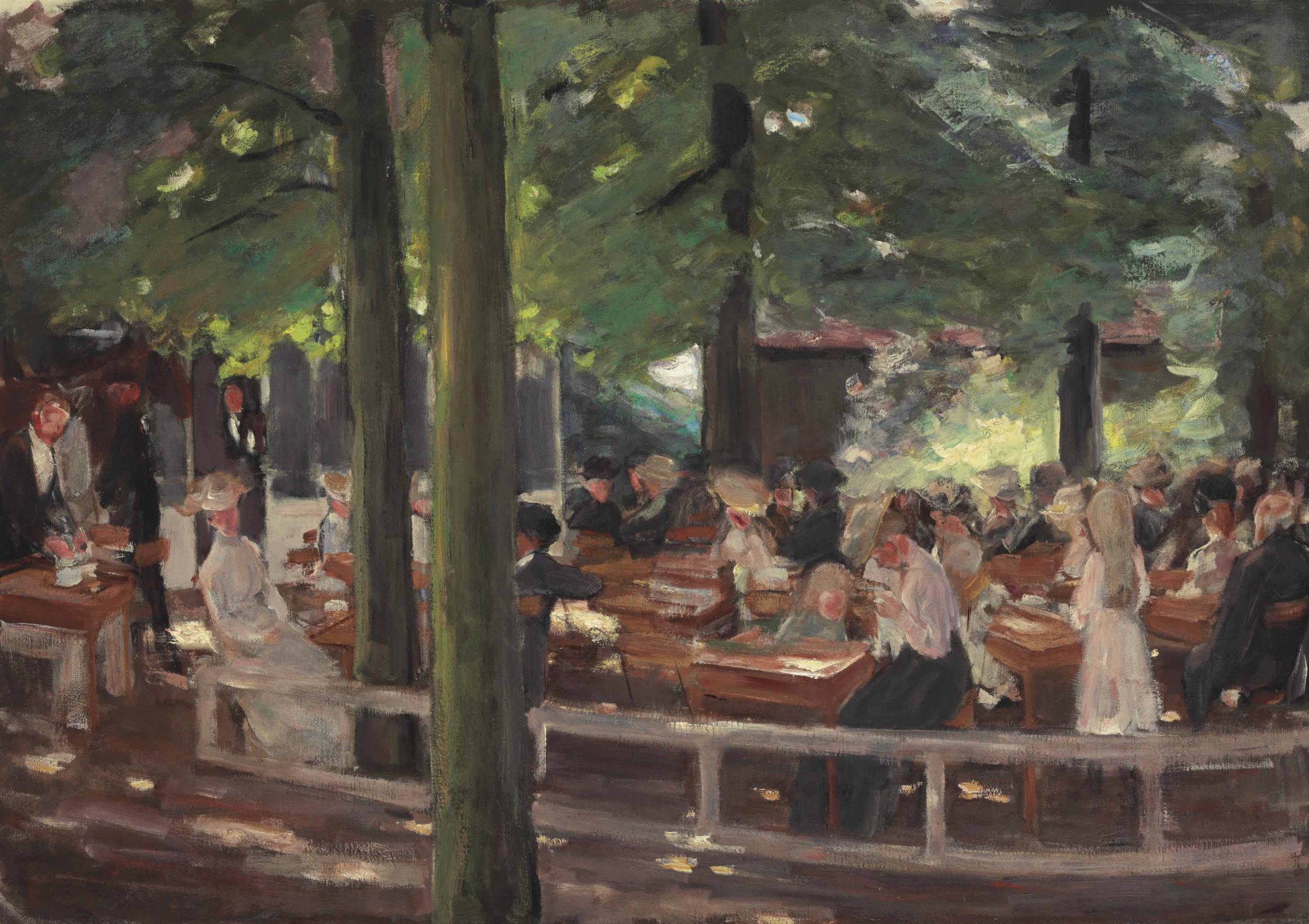 Biergarten in Laren - Liebermann, Max